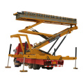 Hydraulic heavy duty lift for roof tile roll forming machine